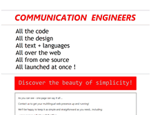 Tablet Screenshot of comm-eng.net
